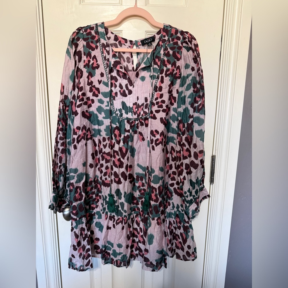 Beautiful Women's Multicolor Patterned Dress, New